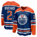 Elroe E.Oilers #2 Evan Bouchard Royal Home Breakaway Player Jerseys