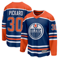 Elroe E.Oilers #30 Calvin Pickard Royal Home Premier Breakaway Player Jerseys