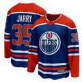 Elroe E.Oilers #35 Tristan Jarry Royal Home Premier Breakaway Player Jerseys