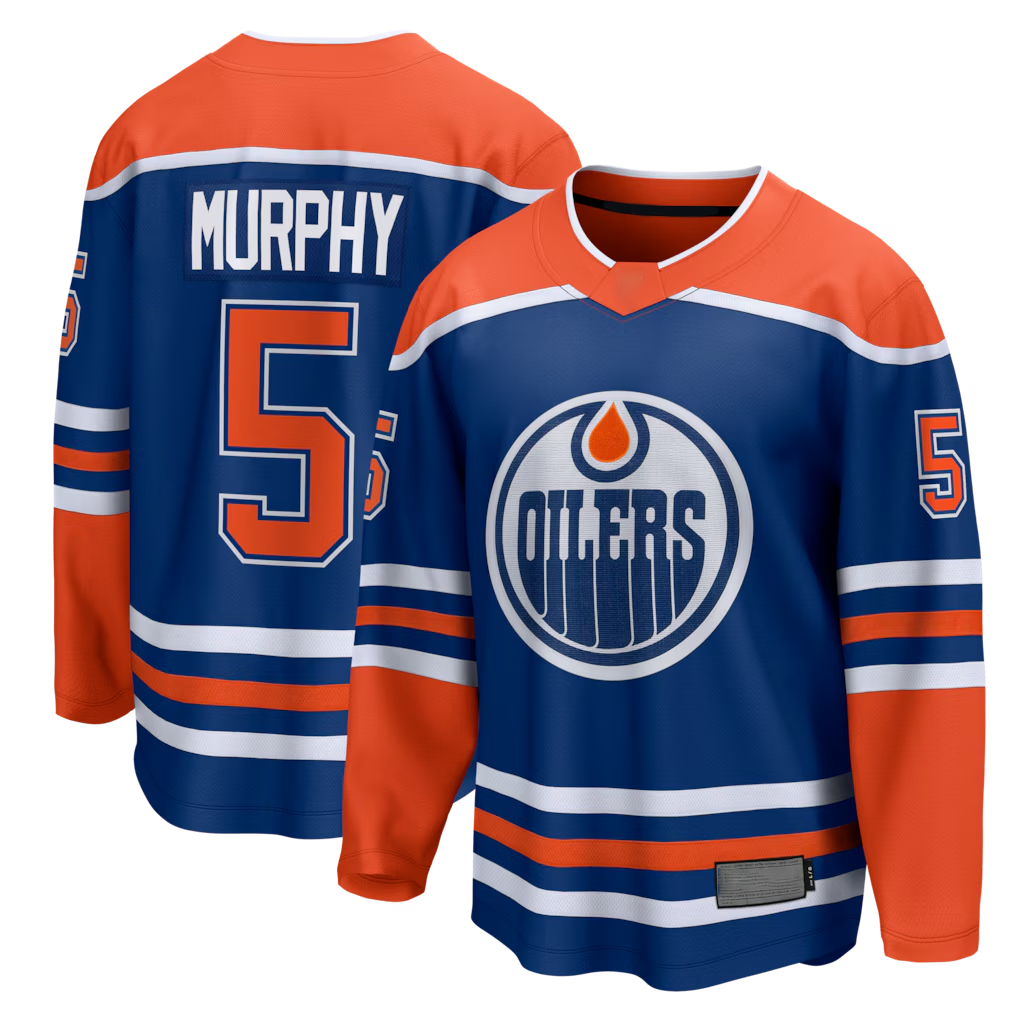 Elroe E.Oilers #5 Connor Murphy Royal Home Breakaway Jerseys