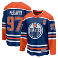 Elroe E.Oilers #97 Connor McDavid Royal Home Breakaway Jerseys
