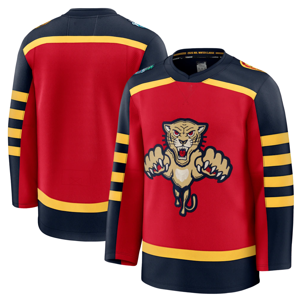 Elroe F.Panthers Red 2026 Winter Classic Premium Jerseys