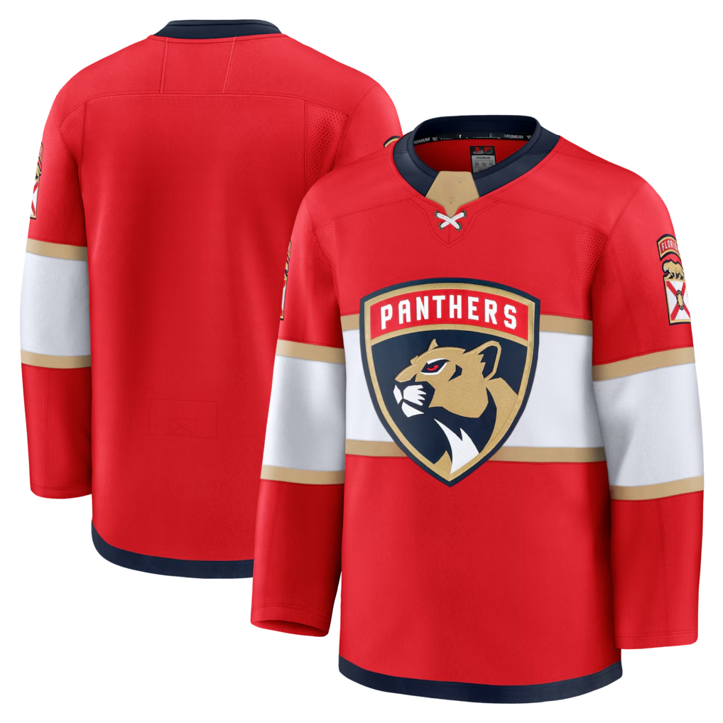 Elroe F.Panthers Red Home Premium Jerseys