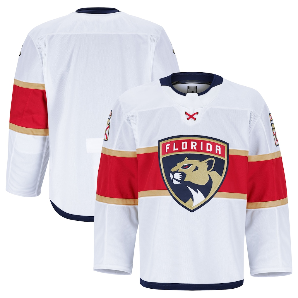 Elroe F.Panthers White Away Authentic Pro Jerseys