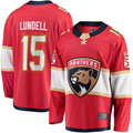 Elroe F.Panthers F.Panthers #15 Anton Lundell Red Home Breakaway Player Jerseys