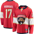 Elroe F.Panthers #17 Evan Rodrigues Red Home Breakaway Jerseys