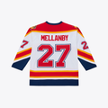 Elroe F.Panthers #27 Scott Mellanby Mitchell & Ness White 1996 Power Play Jerseys
