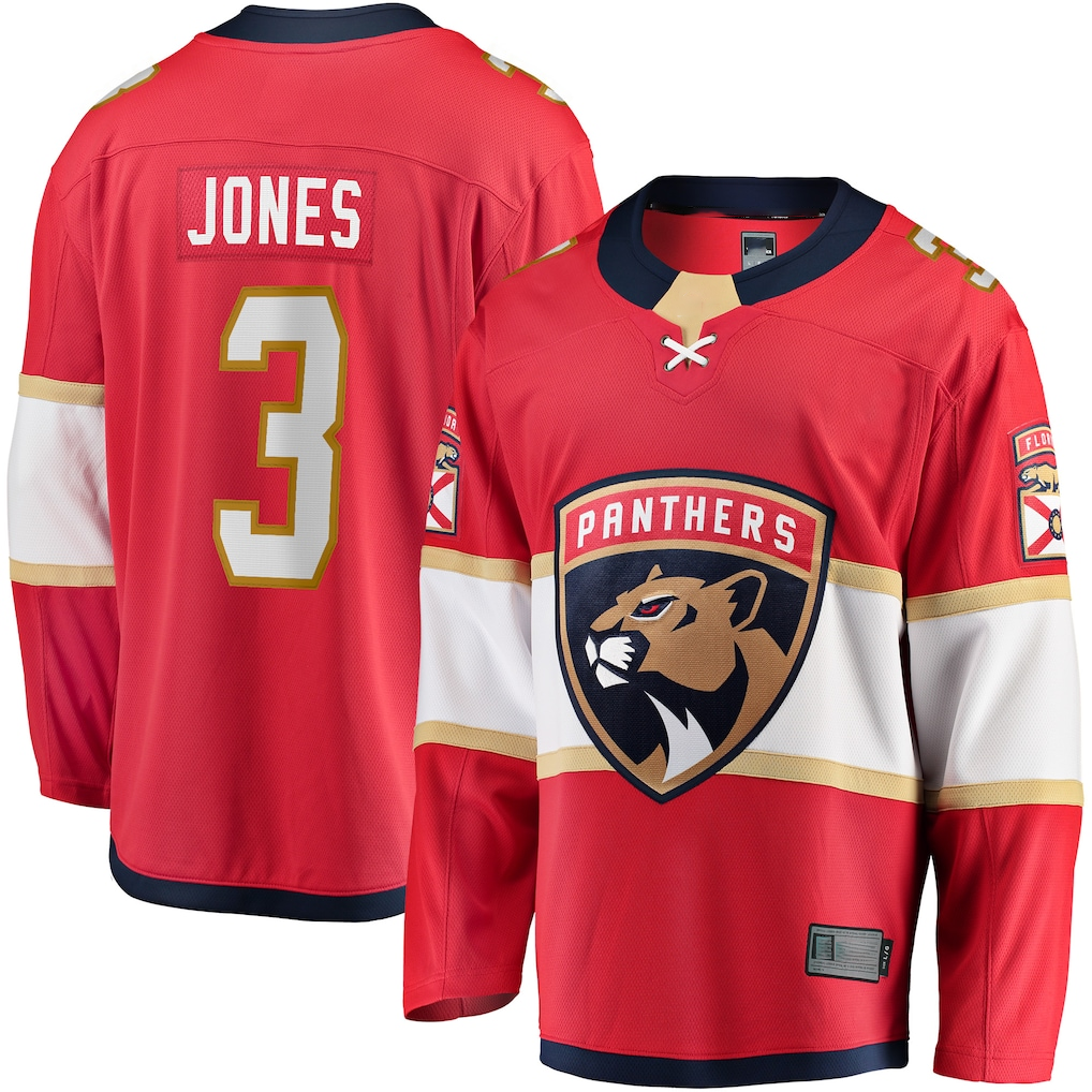 Elroe F.Panthers #3 Seth Jones Red Home Breakaway Jerseys