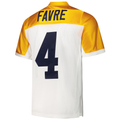 Elroe GB.Packers 1994 #4 Brett Favre Mitchell & Ness White Authentic Throwback Retired Player Stitched Puhic Jersey