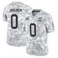 Elroe GB.Packers #0 Matthew Golden Player Arctic Camo Salute To Service Limited Stitched Jerseys