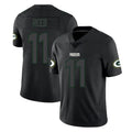 Elroe GB.Packers #11 Jayden Reed Player Black Impact Limited Home Game Stitched Jerseys