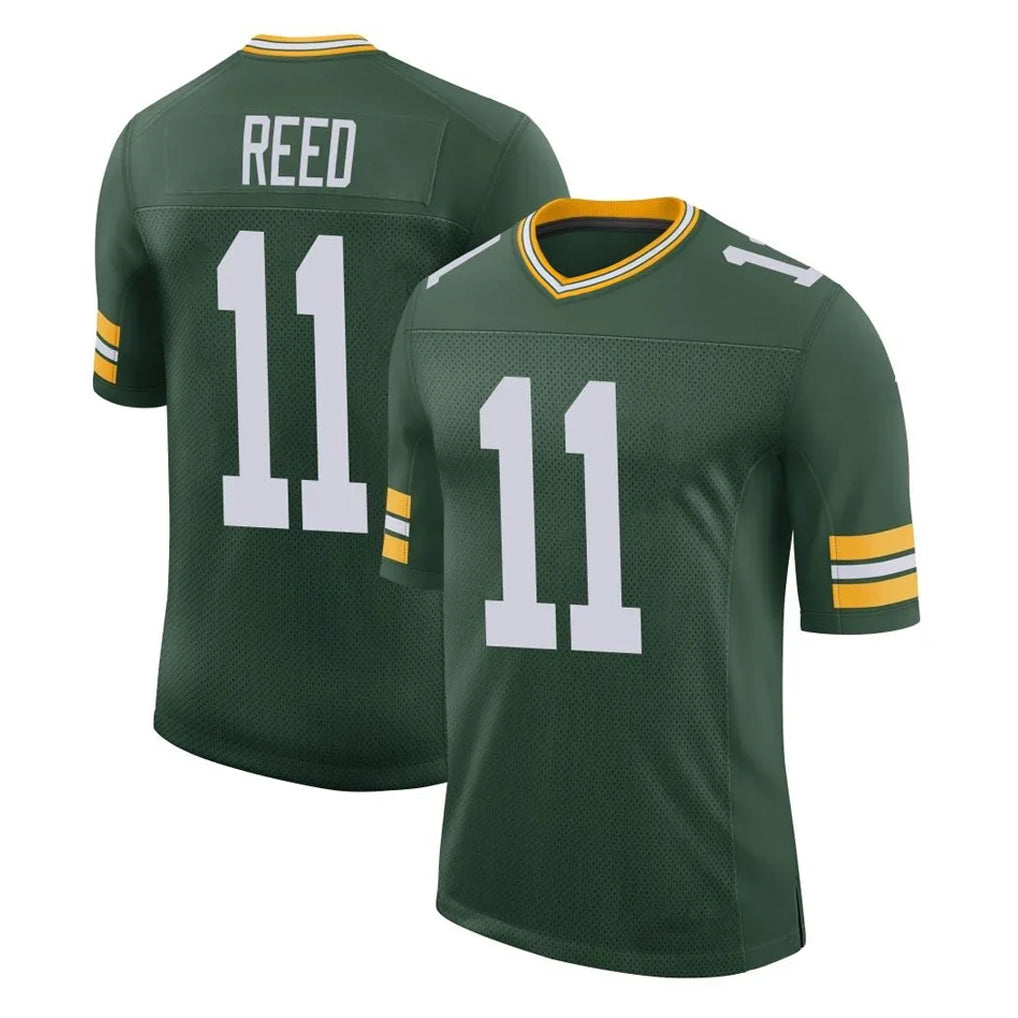 Elroe GB.Packers #11 Jayden Reed Player Green Limited Classic Home Game Stitched Jerseys