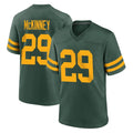 Elroe GB.Packers #29 Xavier McKinney Player Green Alternate Home Game Stitched Jerseys