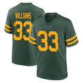 Elroe GB.Packers #33 Evan Williams Player Green Alternate Home Game Stitched Jerseys