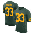 Elroe GB.Packers #33 Evan Williams Player Green Alternate Vapor Home Game Stitched Jerseys