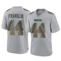 Elroe GB.Packers #44 Zaire Franklin Player Gray Atmosphere Fashion Home Game Stitched Jerseys