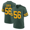 Elroe GB.Packers #56 Edgerrin Cooper Player Green Alternate Home Game Stitched Jerseys