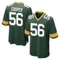 Elroe GB.Packers #56 Edgerrin Cooper Player Green Home Game Stitched Jerseys