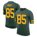 Elroe GB.Packers #85 Tucker Kraft Player Green Alternate Vapor Home Game Stitched Jerseys