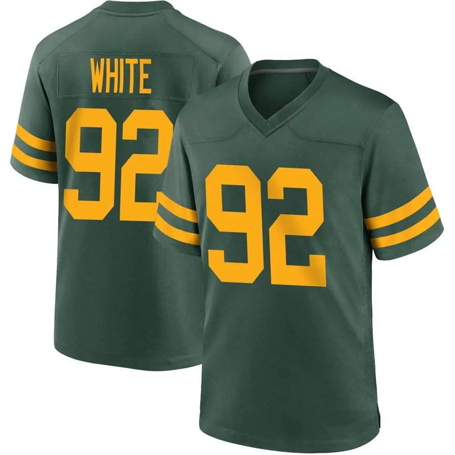 Elroe  GB.Packers #92 Reggie White Player Limited Green Alternate Vapor Stitched Jerseys