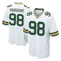 Elroe GB.Packers #98 Javon Hargrave Player White Home Game Stitched Jerseys
