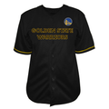 Elroe G.State Warriors Black Big & Tall Pop Full-Button Jerseys