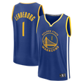 Elroe G.State Warriors #1 Yaxel Lendeborg Royal 2026  Draft First Round Pick Fast Break Jerseys - Icon Edition