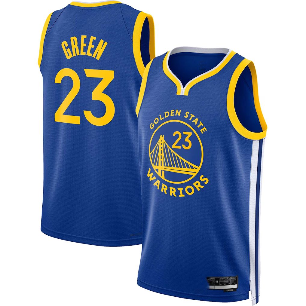 Elroe G.State Warriors #23 Draymond Green Royal Swingman Jerseys - Icon Edition
