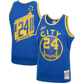 Elroe G.State Warriors #24 Rick Barry Mitchell & Ness Royal 1966-67 Hardwood Classics Swingman Jerseys