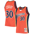 Elroe G.State Warriors #30 Stephen Curry Mitchell & Ness Orange Hardwood Classics Swingman Jerseys