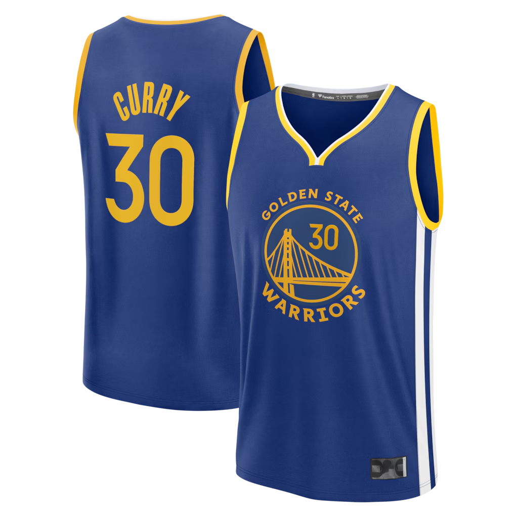 Elroe G.State Warriors #30 Stephen Curry Royal Fast Break Replica Jerseys - Icon Edition