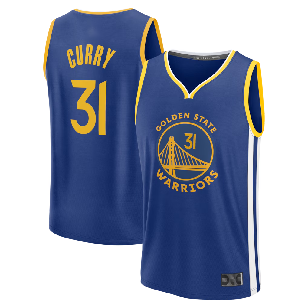 Elroe G.State Warriors #31 Seth Curry Blue Fast Break Replica Jerseys - Icon Edition