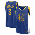 Elroe G.State Warriors #3 Will Richard Blue Fast Break Replica Jerseys - Icon Edition