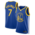 Elroe G.State Warriors #7 Kristaps Porzi??is Royal Swingman Jerseys - Icon Edition