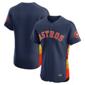 Elroe H.Astros Navy Limited Elite Home Blank Player Stitched Jerseys
