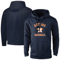 Elroe H.Astros Navy Pullover Hoodie Blank Player Stitched Jerseys