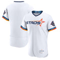 Elroe H.Astros White City Connect Limited Elite Home Blank Player Stitched Jerseys