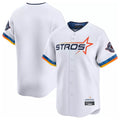 Elroe H.Astros White City Connect Limited Home Blank Player Stitched Jerseys