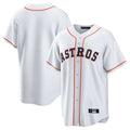Elroe H.Astros White Home Game Blank Player Stitched Jerseys