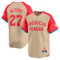 Elroe H.Astros #27 Jose Altuve Player Cream American League All-Star Game Limited Stitched Jerseys