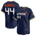 Elroe H.Astros #44 Yordan Alvarez Player Navy City Connect Limited Home Stitched Jerseys