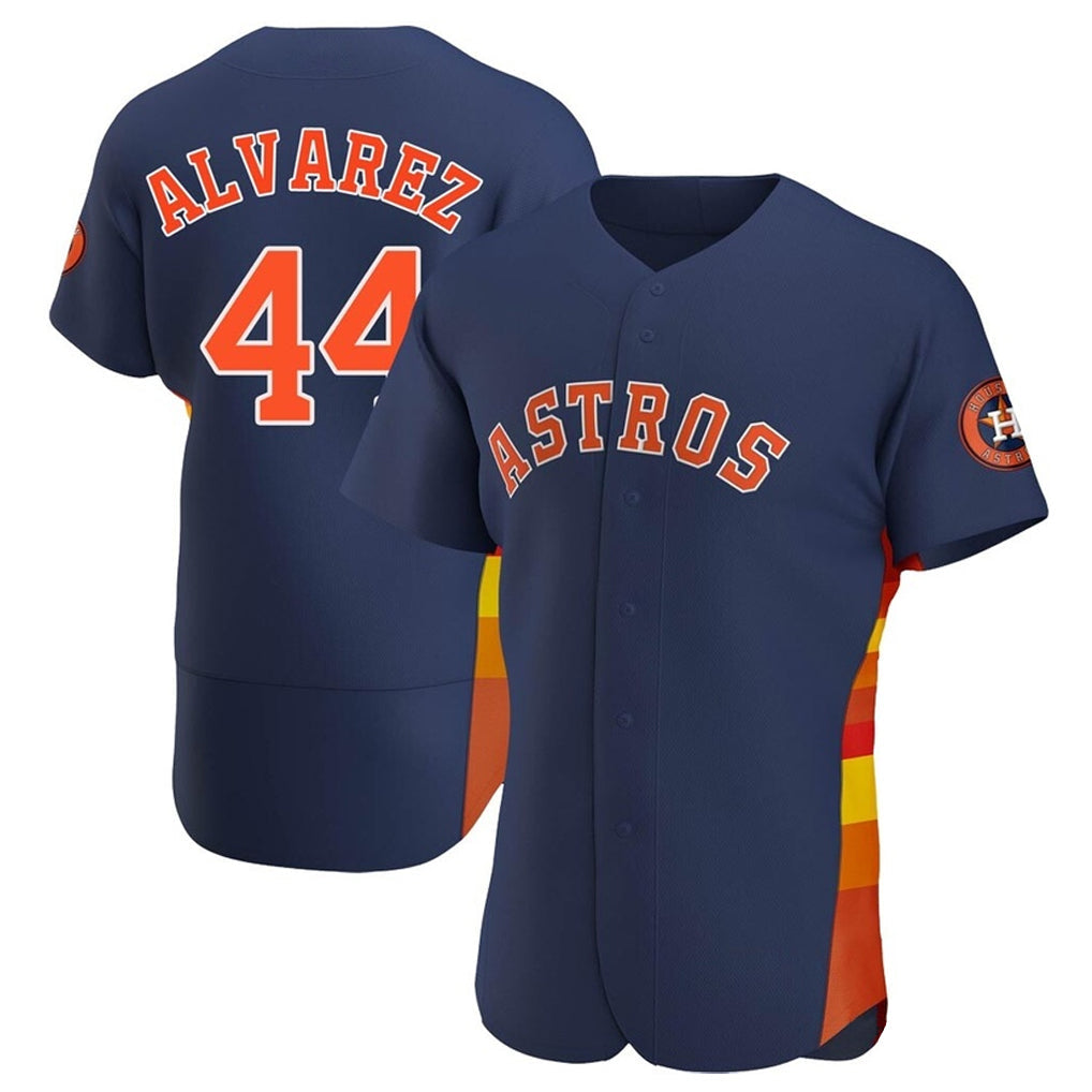 Elroe H.Astros #44 Yordan Alvarez Player Navy Limited Elite Home Stitched Jerseys