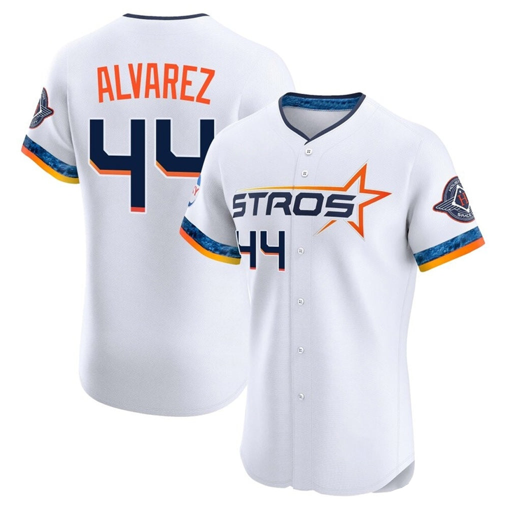 Elroe H.Astros #44 Yordan Alvarez Player White City Connect Limited Elite Home Stitched Jerseys
