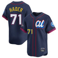 Elroe H.Astros #71 Josh Hader Player Navy American League All-Star Game Limited Stitched Jerseys