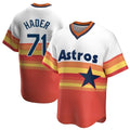 Elroe H.Astros #71 Josh Hader Player Rainbow Cooperstown Collection T-shirt Stitched Jerseys