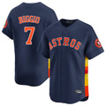Elroe H.Astros #7 Craig Biggio Player Navy Home Limited Stitched Jerseys