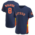 Elroe H.Astros #8 Christian Walker Player Navy Home Limited Elite Stitched Jerseys