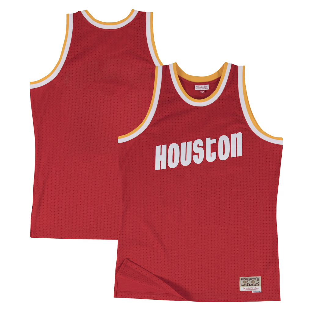Elroe H.Rockets Mitchell & Ness Red 1996-97 Hardwood Classics Swingman Stitched Jerseys
