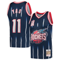 Elroe H.Rockets #11 Yao Ming Mitchell & Ness Navy 2002-2003 Hardwood Classics Swingman Stitched Jerseys