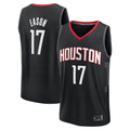 Elroe H.Rockets #17 Tari Eason Black Fast Break Replica Player Stitched Jerseys-Statement Edition